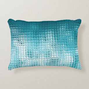 Abstract beautiful blue elegant background accent pillow