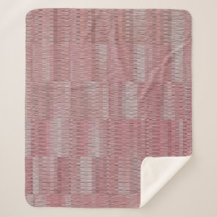 Abstract beautiful vintage elegant shapes sherpa blanket
