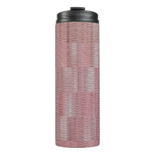 Abstract beautiful vintage elegant shapes thermal tumbler