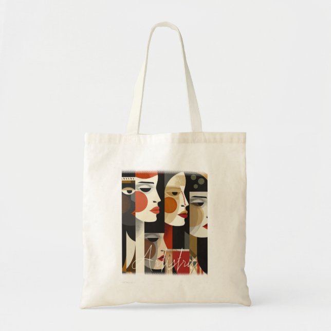 Abstract Beauty Palette Artistry Tote Bag (Front)