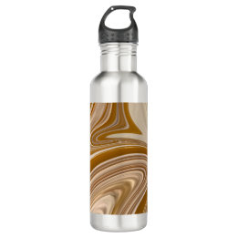 Abstract Beer Time 710 Ml Water Bottle