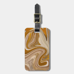 Abstract Beer Time Luggage Tag
