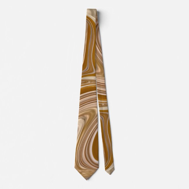 Abstract Beer Time Tie (Front)