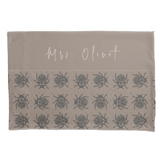 Abstract Beetles Pillowcase