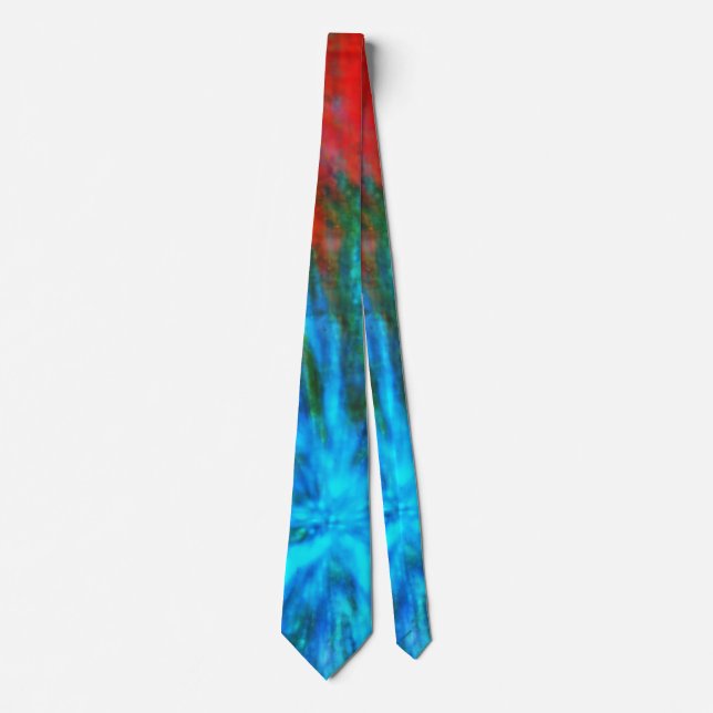 Abstract Big Bangs 001 Multicolored Tie (Front)