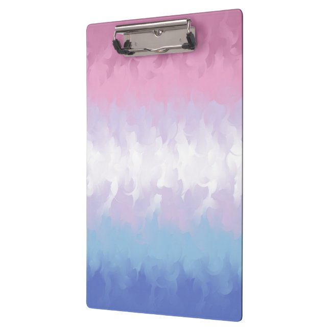 Abstract Bigender Pride Flag      Clipboard (Left)