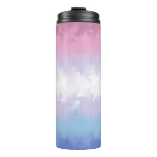 Abstract Bigender Pride Flag      Thermal Tumbler