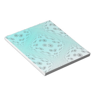 Abstract Bike Wheel Design Notepad