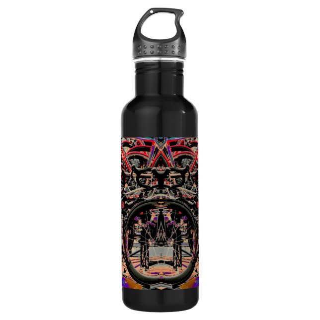 Abstract Bikes Bottle (Front)