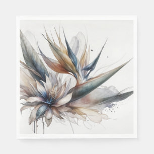Abstract Bird of Paradise Napkin