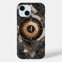 Abstract Black and Gold Decorative Geometric