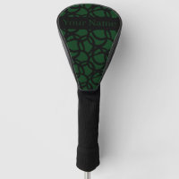 Abstract Black and Green Pattern Personalized