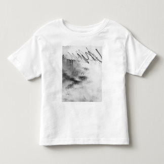 Abstract Black and White Light Trails Long Exposur Toddler T-shirt