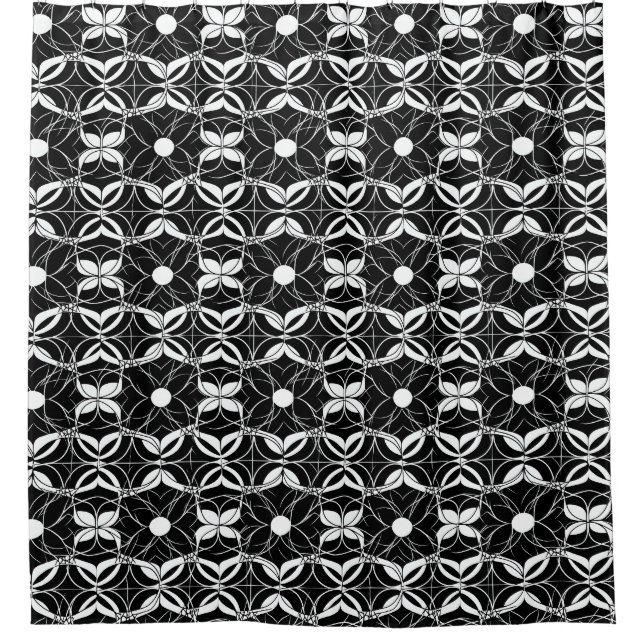 Abstract Black and White Seamless Pattern Design (Front)