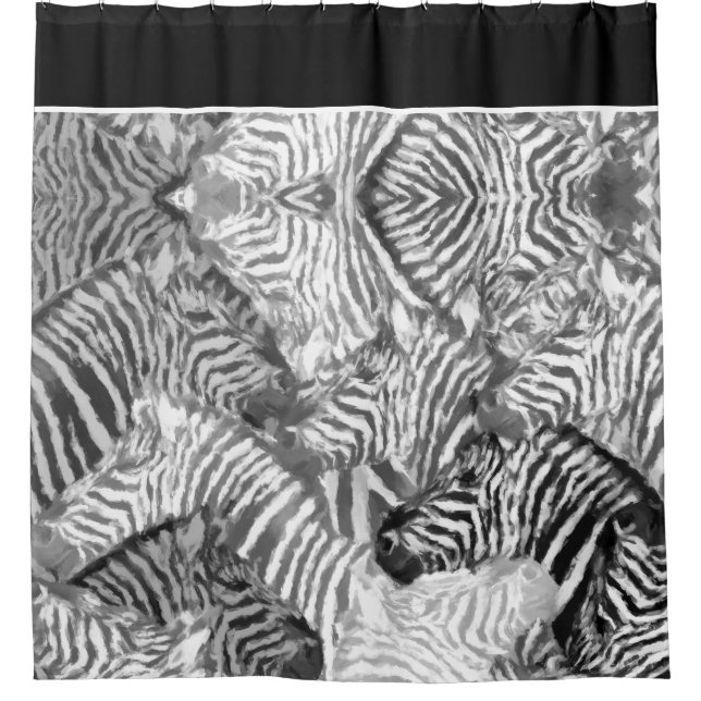 Abstract Black and White Zebra Art (Front)