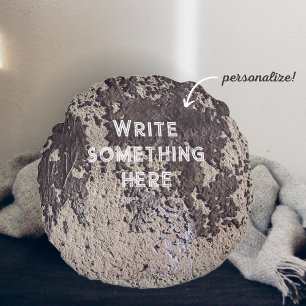 Abstract black & white (cracked wall) round pillow