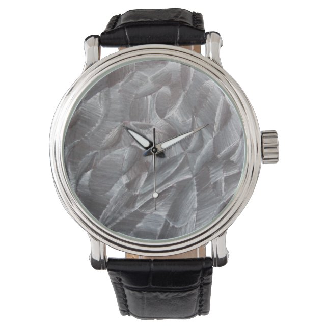 Abstract Black & White Watch (Front)