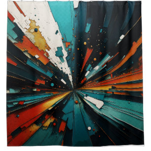 Abstract Blue And Orange 607