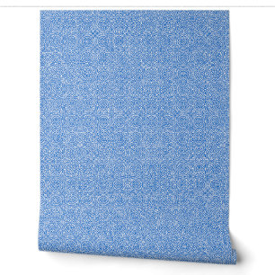 abstract blue and white pattern wallpaper