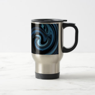 Abstract Blue Bird *personalize* Travel Mug