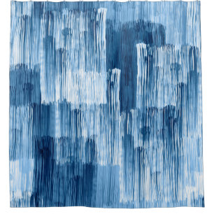Abstract blue brushstrokes painting pattern