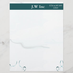 abstract blue Business Letterheads Letterhead
