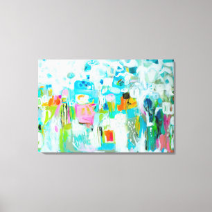 Abstract Blue Canvas Print
