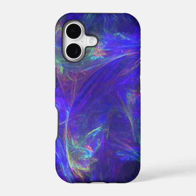 Abstract Blue Colourful Mists (Back)