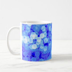 Abstract blue colours light bokeh. Classic blue ba Coffee Mug