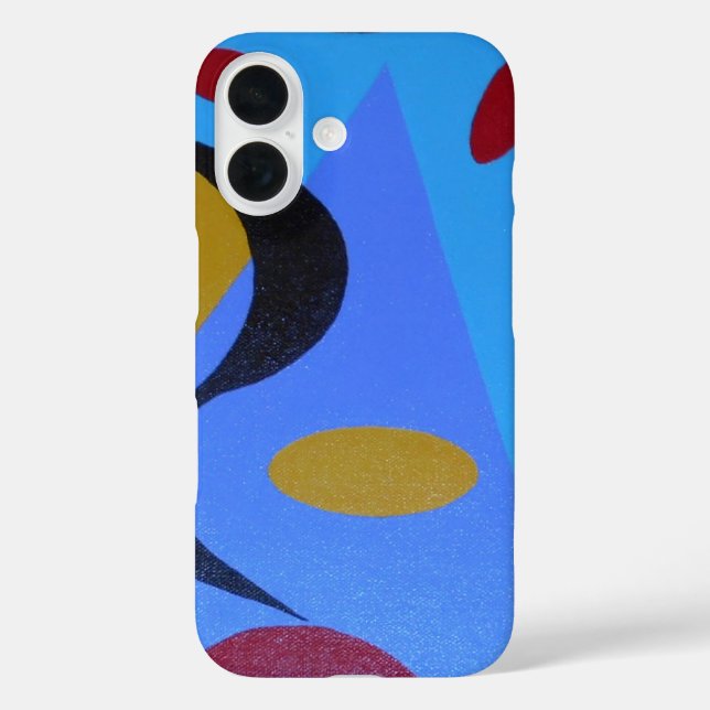 Abstract Blue Cosmic Style Phone Case (Back)