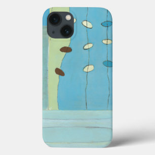 Abstract Blue Egg Parade iPhone 13 Case