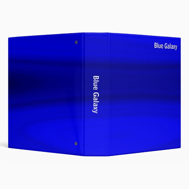 Abstract - Blue Galaxy (1.5in) Binder (Background)