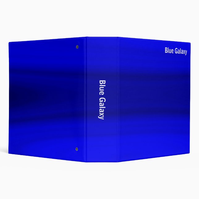 Abstract - Blue Galaxy (2.0in) Binder (Background)
