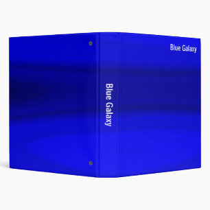 Abstract - Blue Galaxy Binder