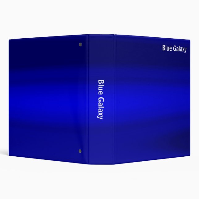 Abstract - Blue Galaxy II (1.5in) Binder (Background)