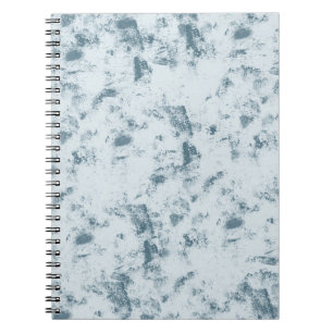 Abstract Blue Grunge Notebook