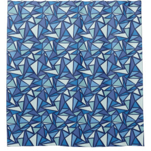 Abstract Blue Ice Crsytal Pattern
