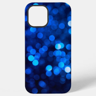 Abstract blue light dots iPhone 12 pro max case