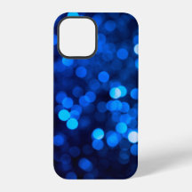 Abstract blue light dots
