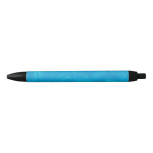 Abstract Blue Marble Personalized Black Ink Pen