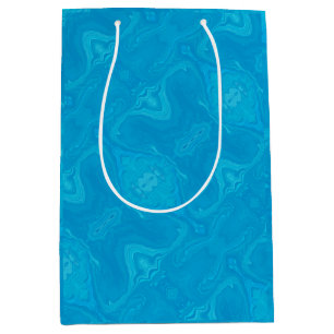 Abstract Blue Marble Personalized HP Lap Medium Gift Bag