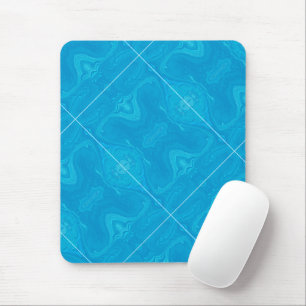 Abstract Blue Marble Personalized Mouse Pad