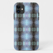 Abstract Blue Mixed Media Style Seamless Pattern