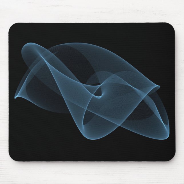 Abstract Blue Mousepad (Front)
