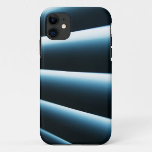Abstract blue pattern iPhone 11 case
