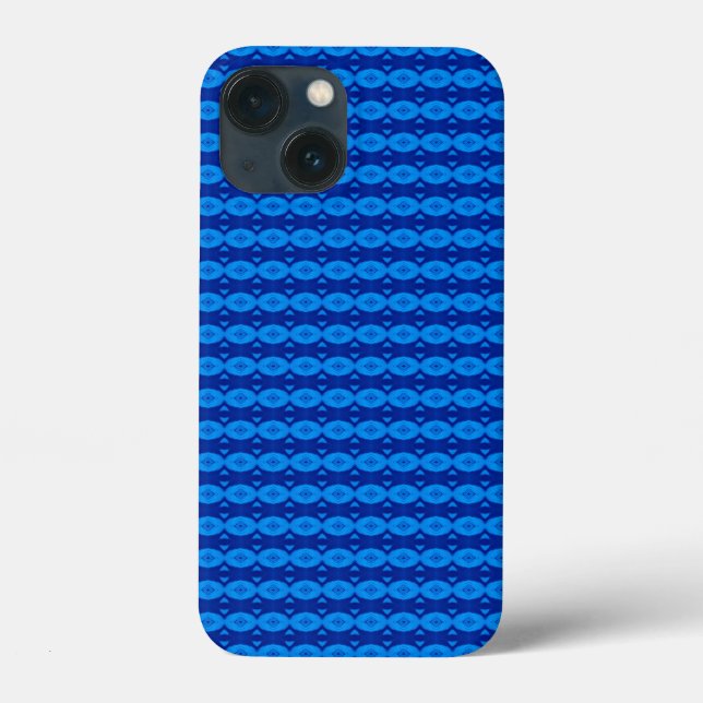Abstract blue pattern Case-Mate iPhone case (Back)
