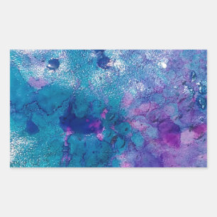 Abstract Blue Purple Sticker