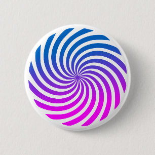 Abstract blue purple violet simple minimal clean 2 inch round button