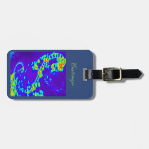 abstract blue Thunder_Cove Luggage Tag