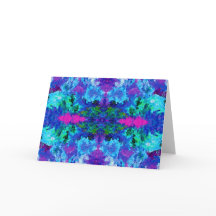 Abstract Blue (Version 2) Blank Customizable